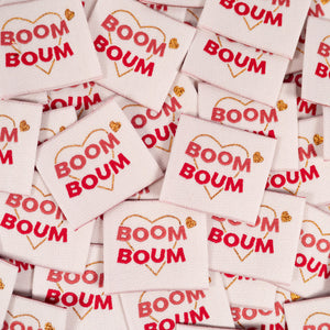 Woven Labels ©ikatee - Boom Boum - x5