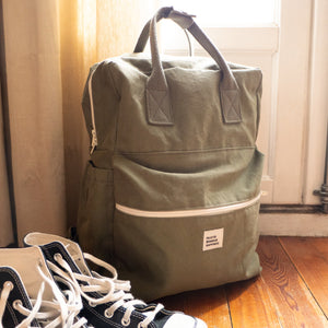 Washed heavy canvas ©Mind the Maker - Khaki Green