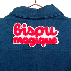 Iron-on patch ikatee® - Wide size - Bisou magique