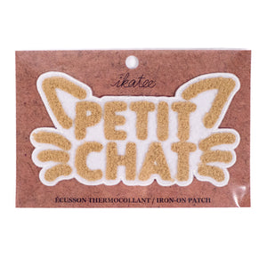 Iron-on patch ikatee® - Wide size - Petit chat