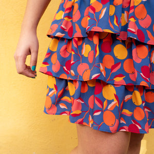 Sewing pattern ruffled skirt