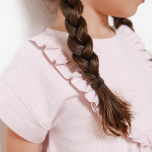 DIY short-sleeved blouse for girls