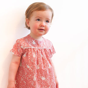 Dress sewing pattern for little girl