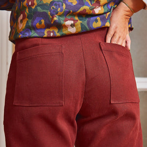 Women's casual carrot pants sewing pattern