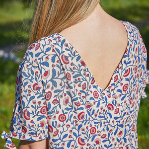 short-sleeves dress sewing pattern