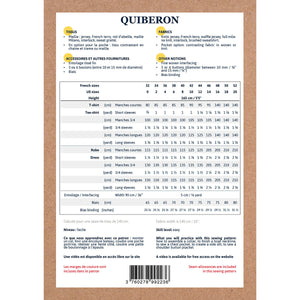 Duo QUIBERON + QUIBERON Kinder Matrosen-T-Shirt und Kleid - PDF-Schnittmuster