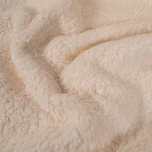 Teddy cotton fabric - Off-white