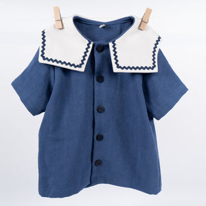 DIY mixed children's blouse