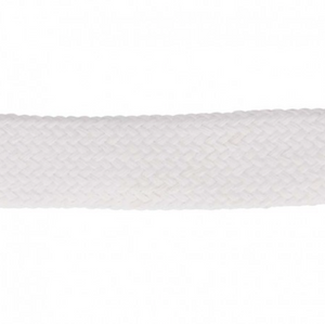 Flat cord cut to size - White