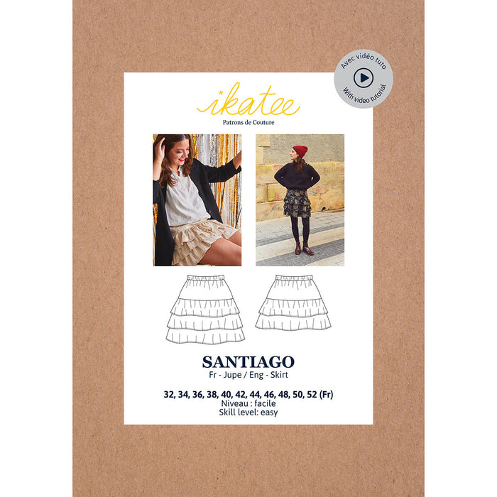 SANTIAGO - Skirt - Women 32-52 - Paper Sewing Pattern