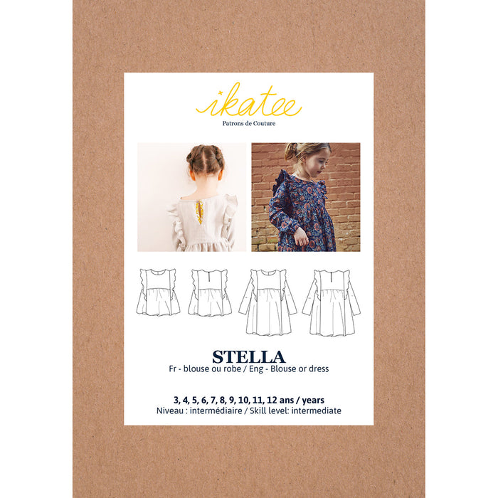 STELLA Blouse & Dress - Girl 3/12 - Paper Sewing Pattern