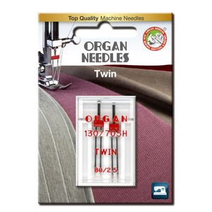 twin Machine Needle Organ - 2,5mm (2 units per box)