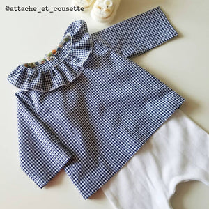 Blouse sewing for little girls