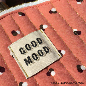 Geweven etiketten ©ikatee - Good Mood - x5
