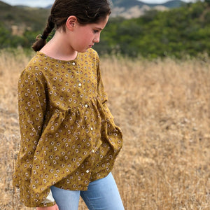 Children's blouse sewing pattern