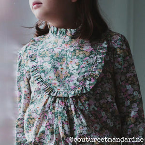 Victorian blouse for kids sewing pattern