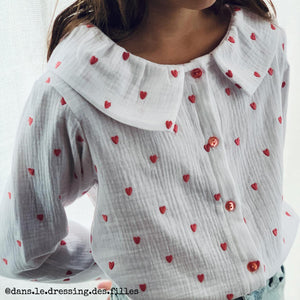 Children's blouse sewing pattern PDF format