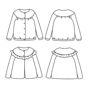 Vest sewing pattern for girls PDF