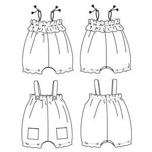 sewing pattern rompers for babies PDF
