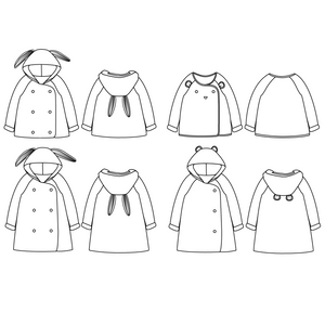 Vest and jackets sewing pattern PDF