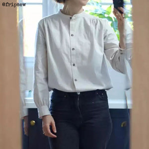 long sleeves blouse sewing pattern