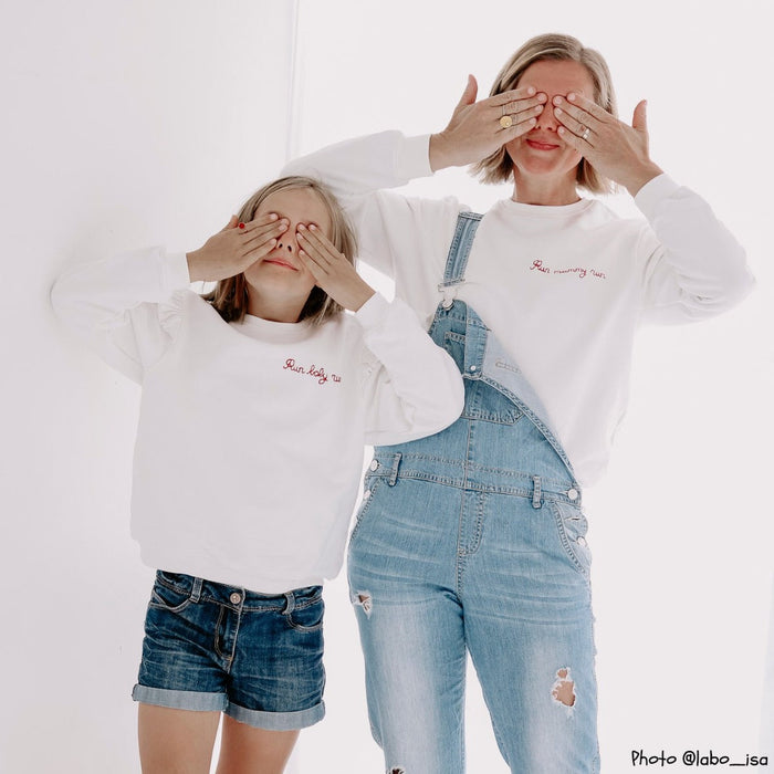 JASMIN Duo Sweatshirt + Kleid - Mädchen + Mama - PDF-Schnittmuster