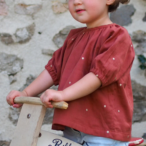 HANOÏ Blouse, dress and romper - Baby 1M/4Y - PDF Sewing Pattern
