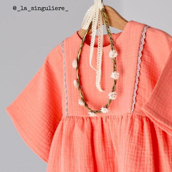 SAKURA Kids Blouse & Dress- Girl 3-12Y - PDF Sewing Pattern