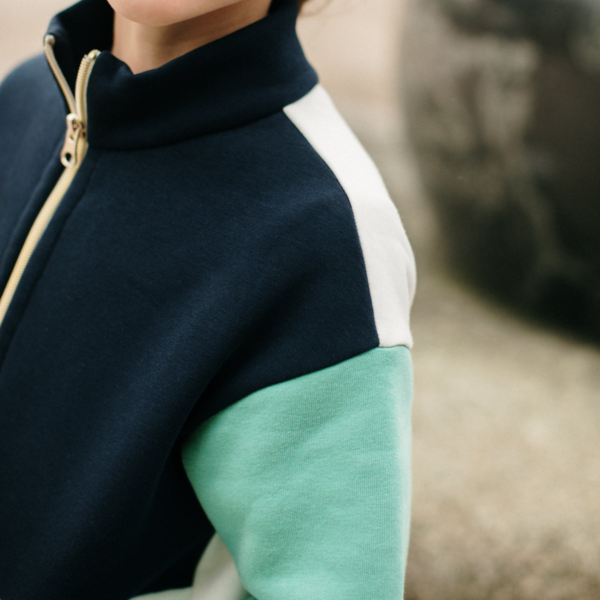 LIVERPOOL zip-up sweatshirt 3/12y Paper Sewing Pattern