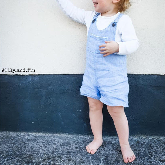 LONDON Dress & Short Overalls - Girl 6-4Y - PDF Sewing Pattern