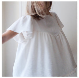 LOUISE Duo Bluse &amp; Kleid - Mädchen + Mama - Papier-Schnittmuster