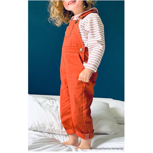 Children's overalls sewing pattern