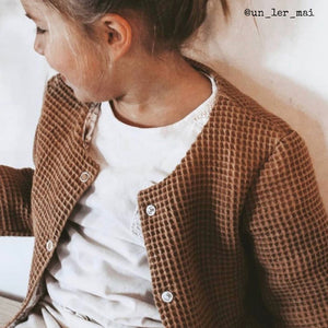Mixed children's cardigan sewing pattern