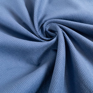 Thin corduroy fabric - Dark blue