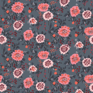 Viscose fabric creation ©ikatee - Blossom - Storm