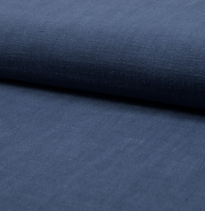 Washed 100% Linen fabric - Thick - Jeans