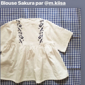 Duo Sakura Kids + Mum - Bluse &amp; Kleid - Papier-Schnittmuster