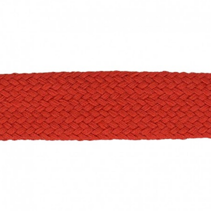 Flat cord cut to size - Red