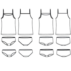 Women's underwear sewing pattern