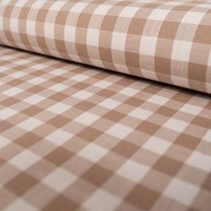 Gingham medium geruit - Zand