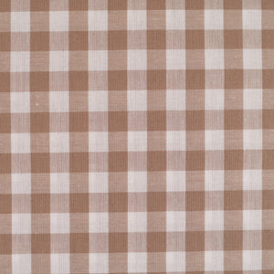 Gingham mittleres Karomuster - Sand