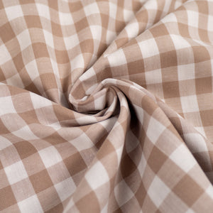 Gingham medium geruit - Zand