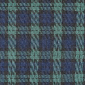 Flannel fabric - Tartan - Blue/Green