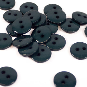 2 holes shiny button - 10, 12 and 15 mm - Fir