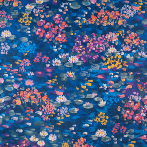 Swimsuit fabric with flowers