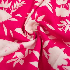 Viscose fabric creation ©ikatee - Fuchsia - Pink