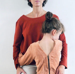 Duo MASHA cardigan/sweater - Kids/mum - Paper Sewing Patterns