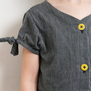 buttoned sewing pattern