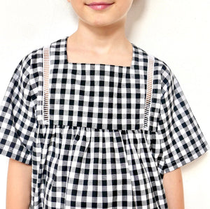 Duo Sakura Kids + Mum - blouse &amp; jurk - Papieren naaipatronen