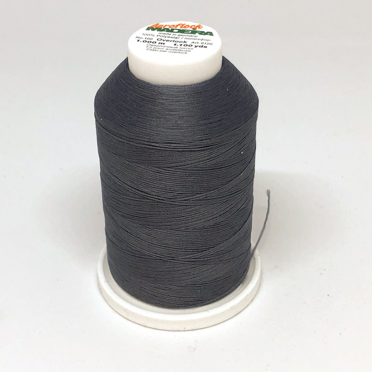 Serger thread Aeroflock Madeira 1000m - 8111 - Grey – Ikatee sewing patterns
